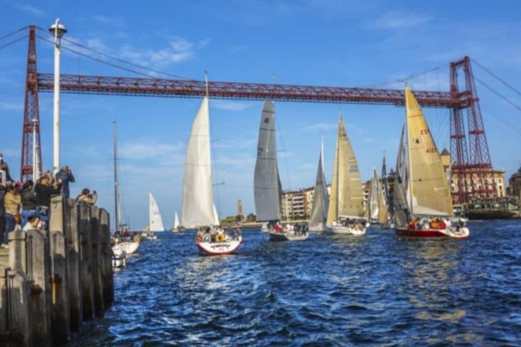 Apartamento Puente Colgante Getxo Exteriör bild